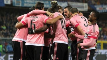 during the Serie A match between UC Sampdoria and Juventus FC at Stadio Luigi Ferraris on January 10, 2016 in Genoa, Italy.